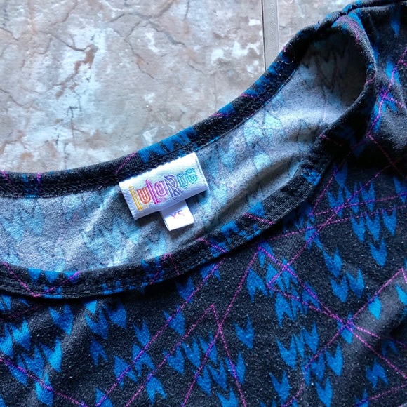 LuLaRoe Hi-Lo Black Swing Dress - Picture 4 of 4